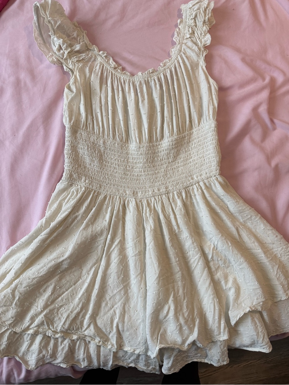 Urban Outfitters Roise Smocked Tiered Ruffle Dress - Picture 5 of 5